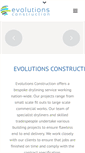 Mobile Screenshot of evolutionsconstruction.com